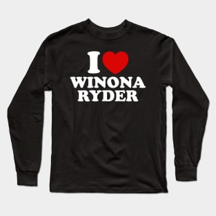 WINONA RYDER Long Sleeve T-Shirt